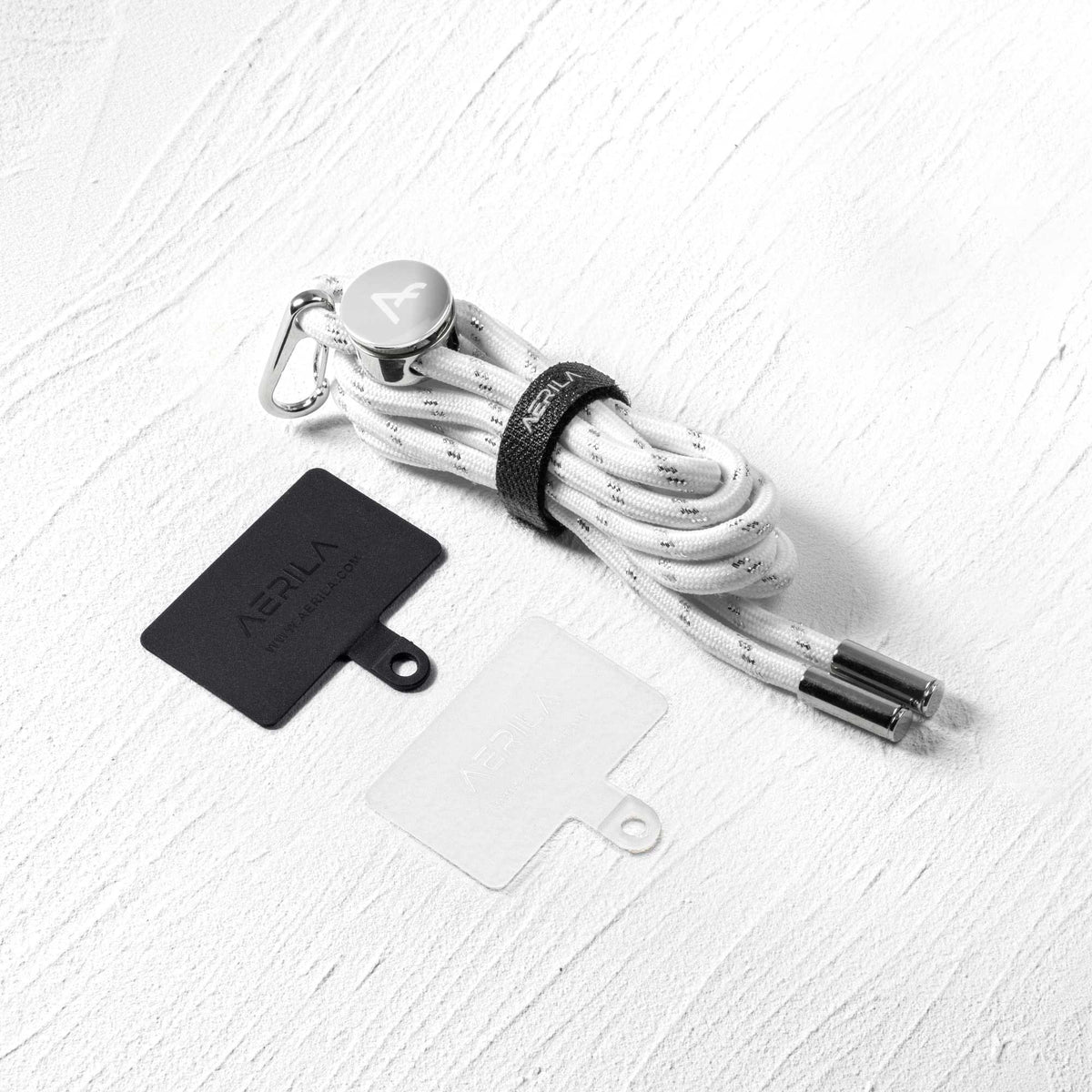 NORE Phone Lanyard set with Connector Patch Card | METALLIC Collection - AERILA